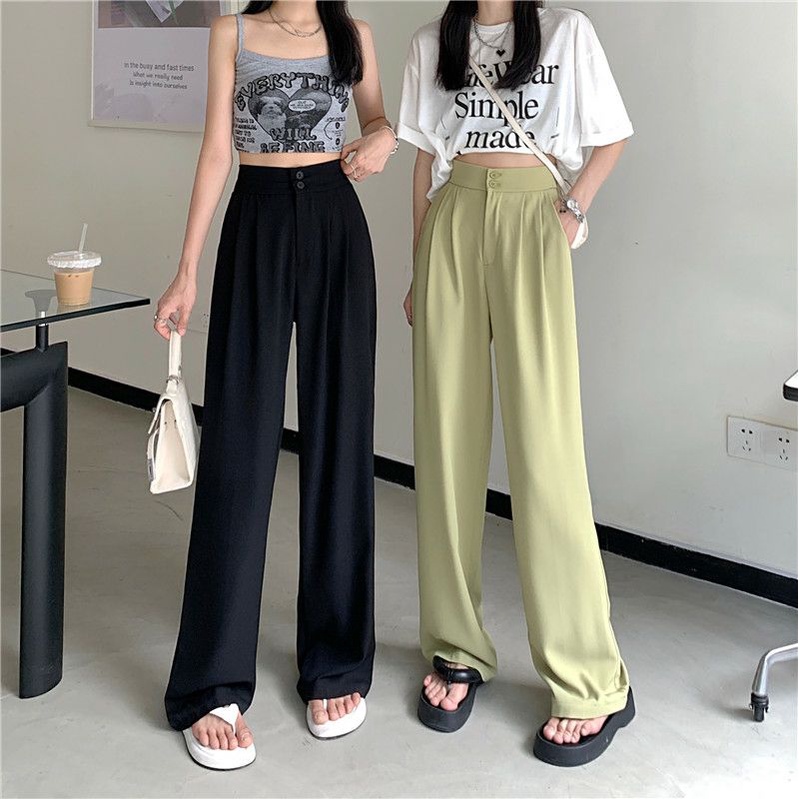 Celana Kulot Wanita Highwaist Kekinian Ala Korea Basic HW Pinggang Karet / Celana cullote Wanita