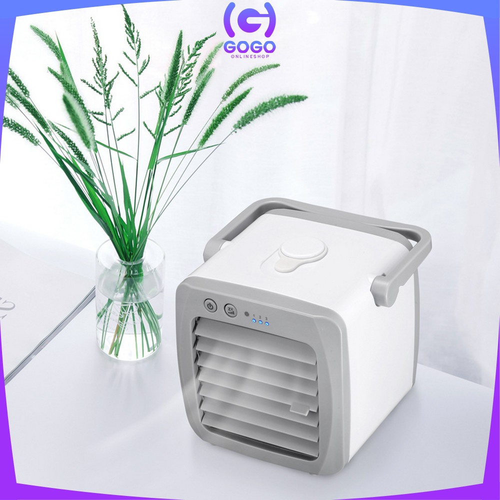 GOGO-C646 Air Cooler AC Mini Pendingin Ruangan USB Rechargeable Portabel / Pendingin Udara Kecil Travelling Import