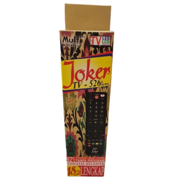 Remote TV Joker 18x Multi TERLENGKAP