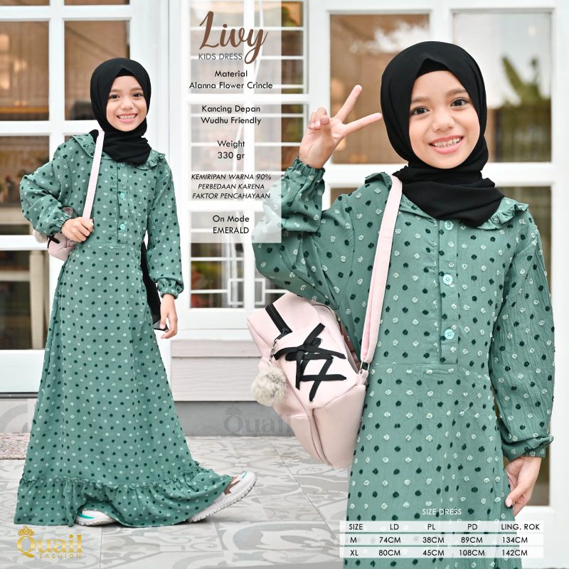 Gamis anak terbaru / Livy Kid Dress x
