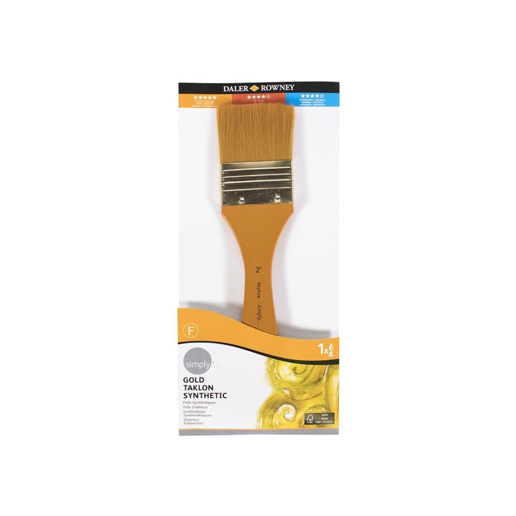 

Daler Rowney Kuas Lukis 1 Set Simply AC G Taklon SkyFlow