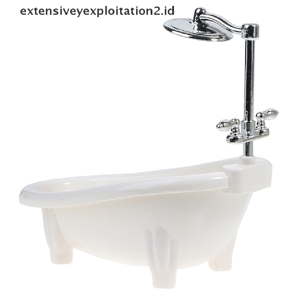 Mainan Miniatur Bathtub Untuk Aksesoris Kamar Mandi Rumah Boneka