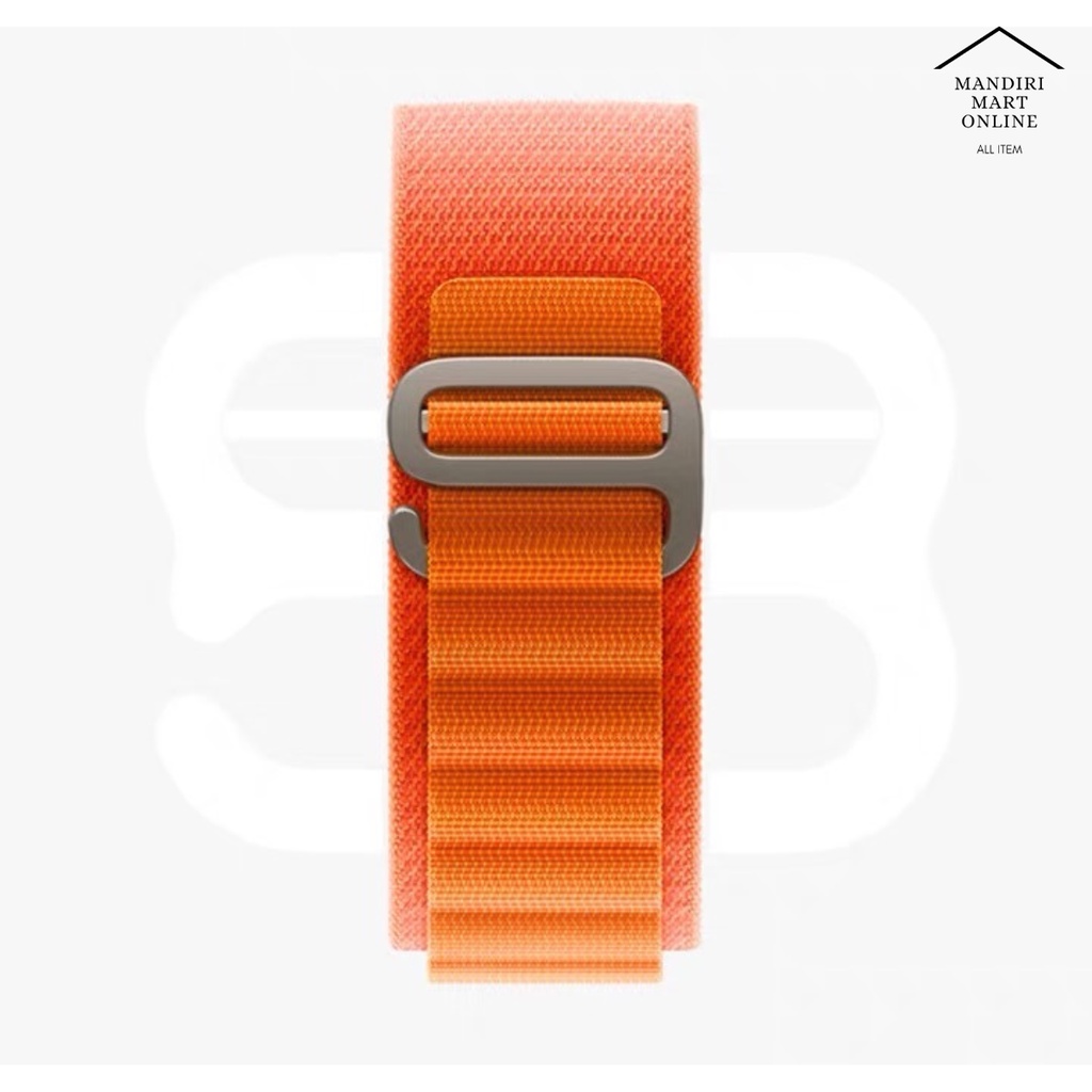 Tali Strap Apple Watch Alpine Loop Nylon 38/40/41mm 44/45/49mm Iwatch Series Ultra Terbaru