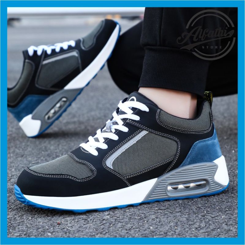 AlFathi Sepatu Safety Sneakers Ori By Guyisa New Arrival Blue