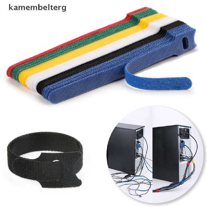 

Papan Ke 30Pcs Tali Pengikat Kabel Tipe T Bahan At Dilepas Reusable