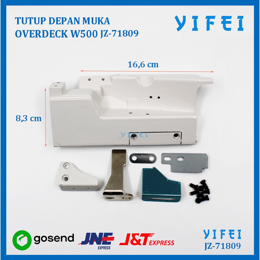 TUTUP DEPAT CORONG SET MESIN OVERDECK CHAMP W500 YIFEI-71809