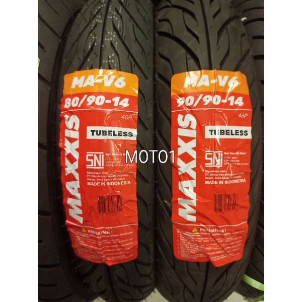 [SEPASANG] BAN MAXXIS MAV6 TUBELESS - PILIH VARIAN