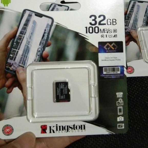 MEMORY MICRO SD KINGSTON ORIGINAL 128/64/32GB CANVAS SELECT PLUS 32 GB - 32 gb