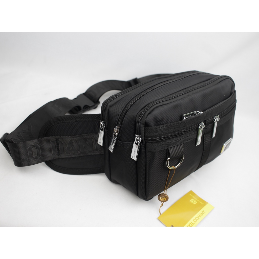 Polo Danny Original Tas Pinggang Tas Selempang Premium Murah Berkualitas Bahan Poliester Premium Waistbag Tas Pria Wanita