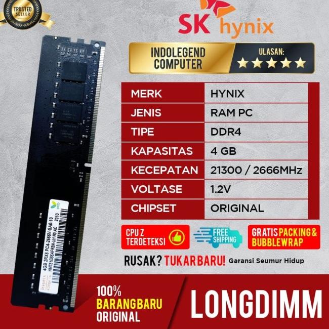 hynix ddr4 4gb pc2666 Longdim