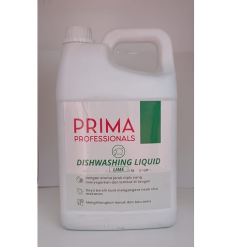 PRIMA Diswashing Premium Lime (sabun cuci piring) 4L