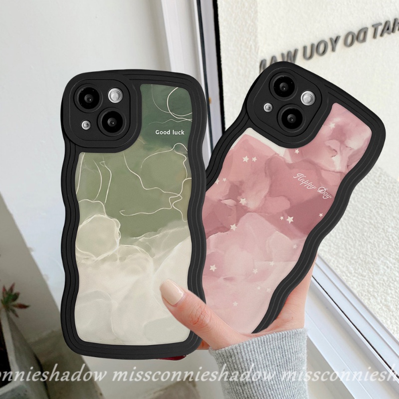 Soft Case Desain Cat Air Gelombang Untuk Samsung A04s A04 A13 A03s A12 A32 A04E A53 A22 A50s A50 A23 A52 A52s A33 A02s A03 A21E A53 A22 A50s A11 M1 M32