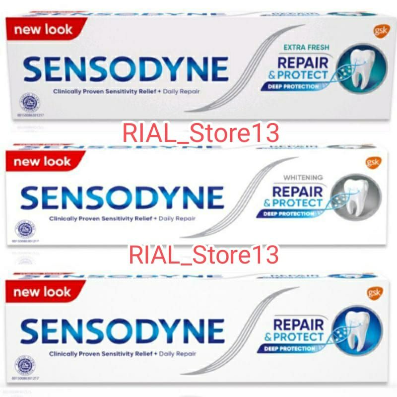 SENSODYNE REPAIR &amp; PROTECT 100 GR &amp; SENSODYNE All Pasta Gigi / Odol