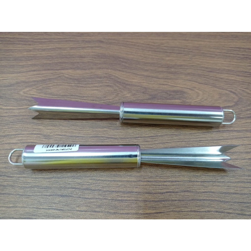 Pisau Pengupas Nanas KM / Congkelan Kulit Nanas Stainless Steel