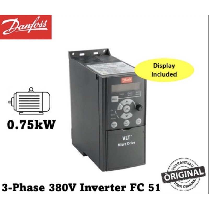DANFESS 3P 3-Phase Motor Inverter VLT Microdrive FC51 FC-51 0.75kW