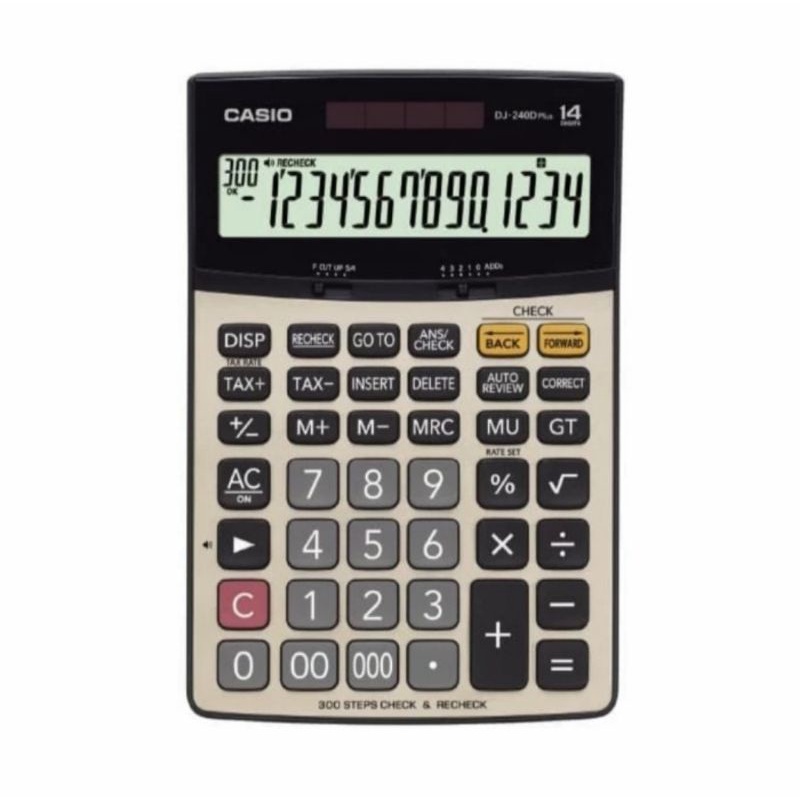 Kalkulator Casio DJ-240D Plus Check &amp; Correct Calculator DJ240D Plus