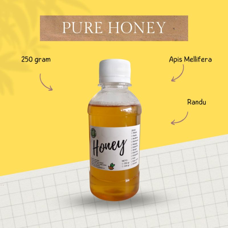 

Madu Randu 250 gram | Madu Murni | Madu Asli | Pure Honey