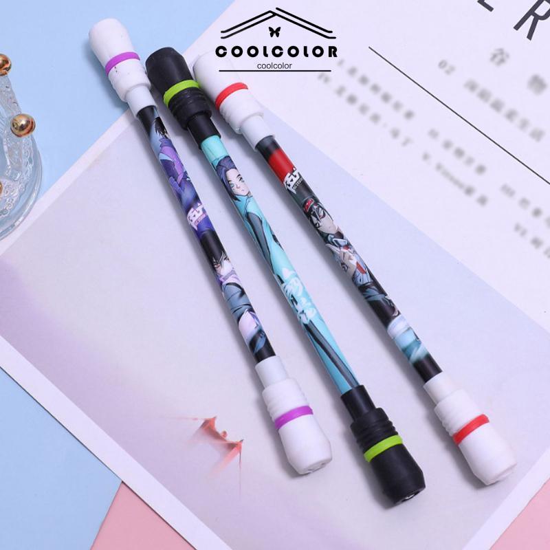 COD❤️Pen Spinning Pena Dekompresi Pulpen Pena Putar Balance Anti Stress Bolpoin Berputar pens Sekolah- cl