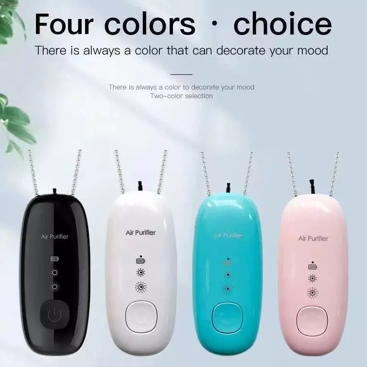 Kalung Portable Air Purifier Necklace Air Purifier Ionizer Original Wearable