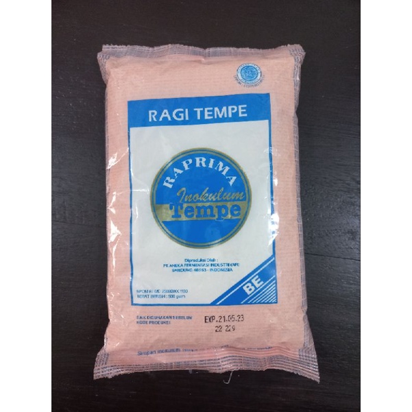 

ragi tempe merk raprima 500g