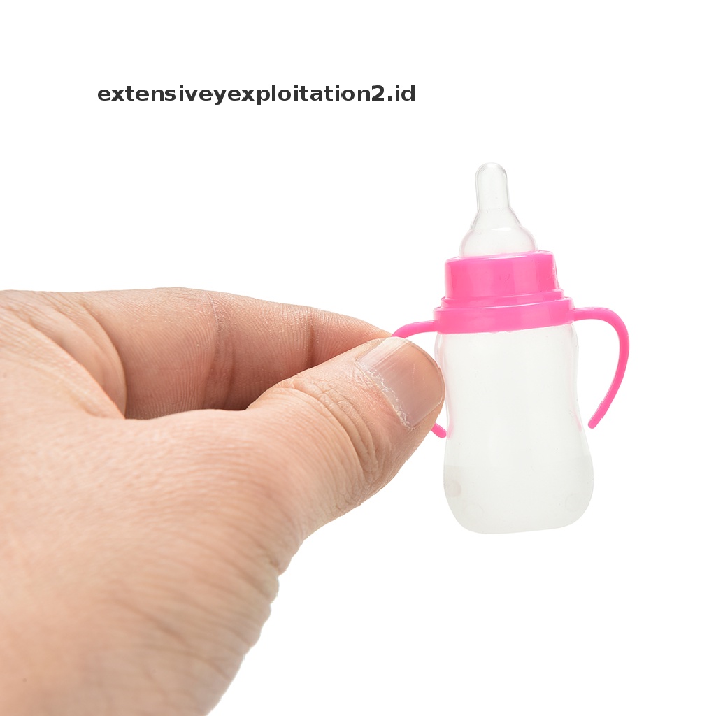 1pc Botol Susu / Makanan Warna Rose White Untuk Boneka Barbie Kelly