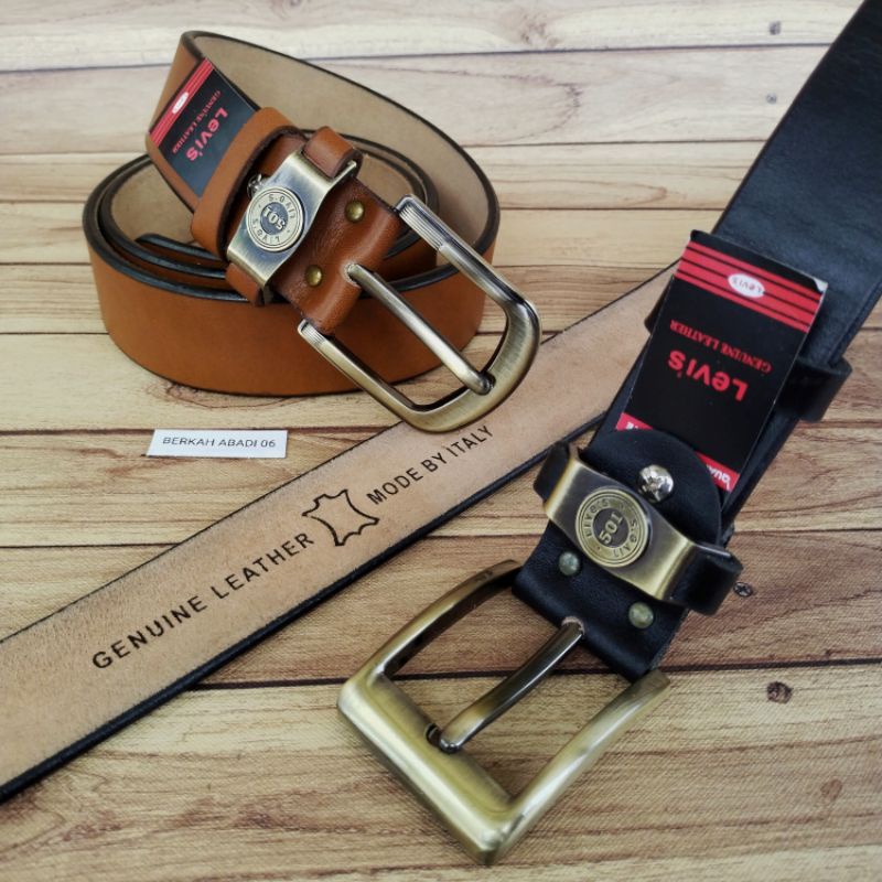 Sabuk Full Asli Kulit Sapi Selapis mode By Italy