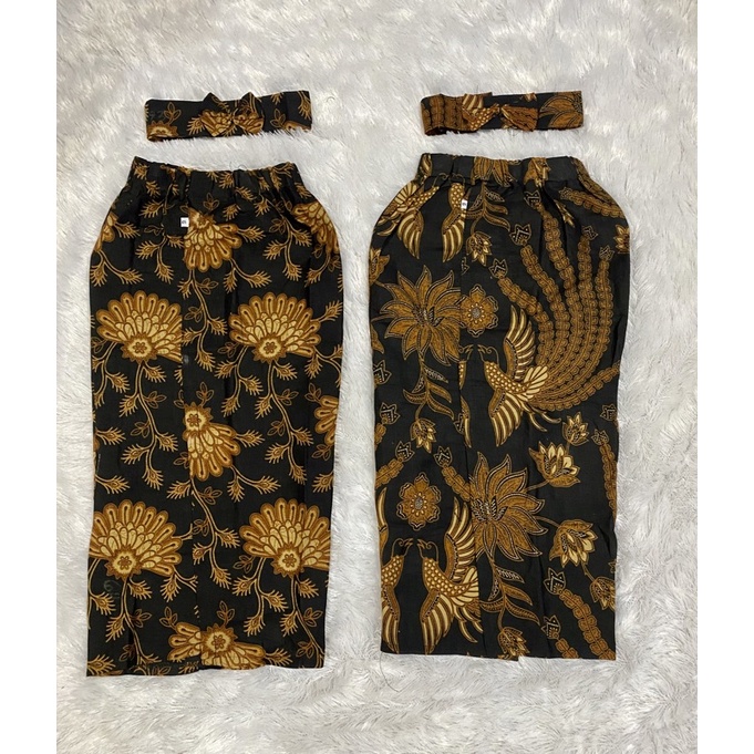 Setelan kebaya anak balita sampai tanggung modern (kebaya anak + kamen jadi + obi)