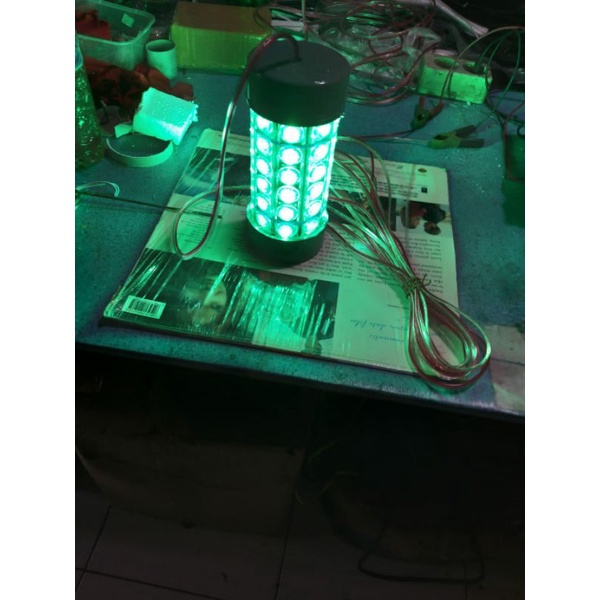 Jual Lampu Celup Pemanggil Ikan Cumi Dc V Watt Hijau Shopee