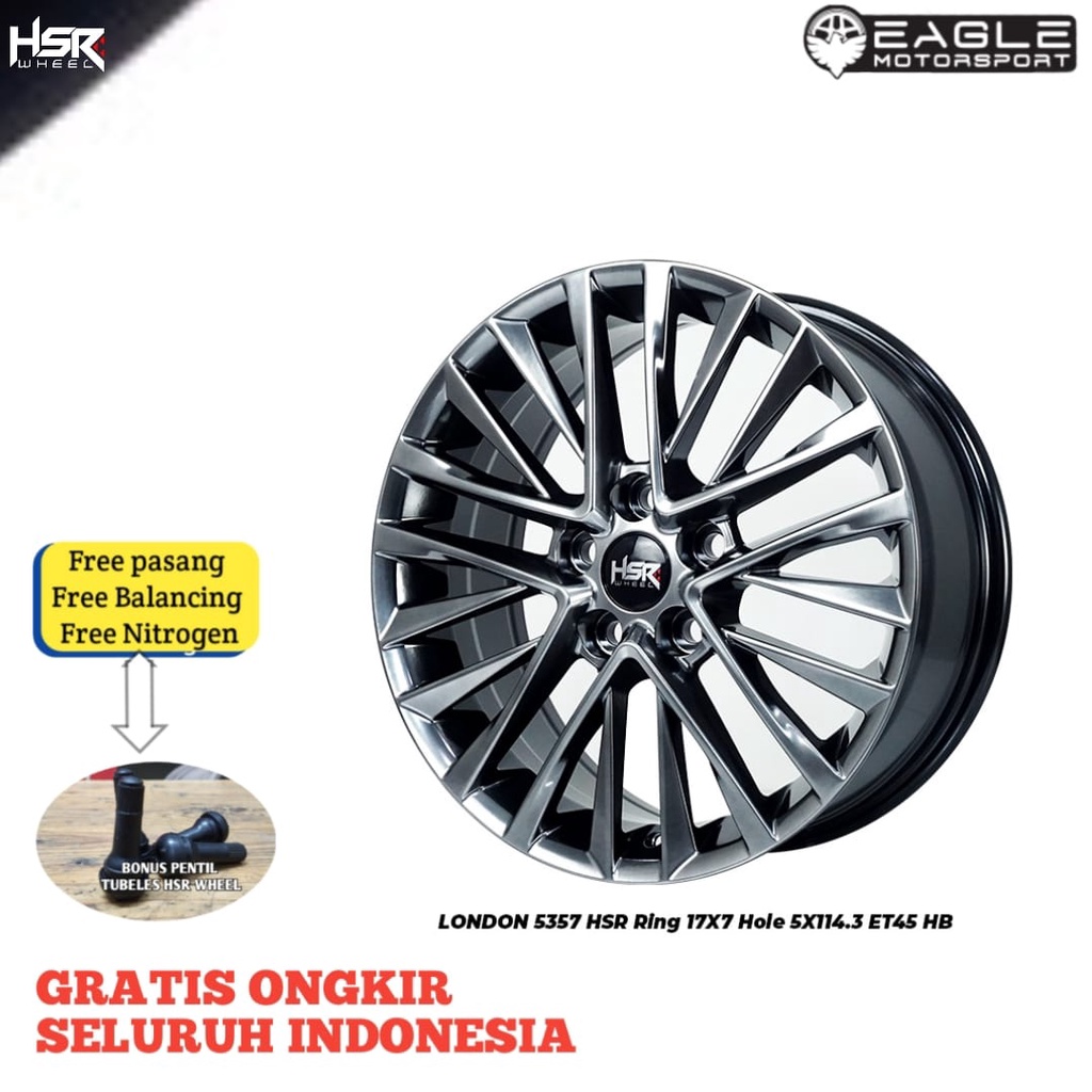 VELG MOBIL R17 RING 17 VELG MOBIL INNOVA ALPHARD VOXY VELLFIRE ORIGINAL HSR LONDON