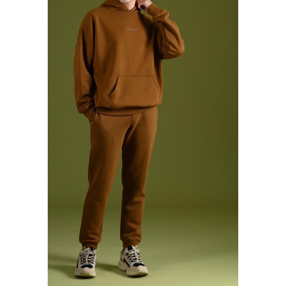 HOODIE PREPP STUDIO PREPP SIGNATURE HOODIE BROWN - M