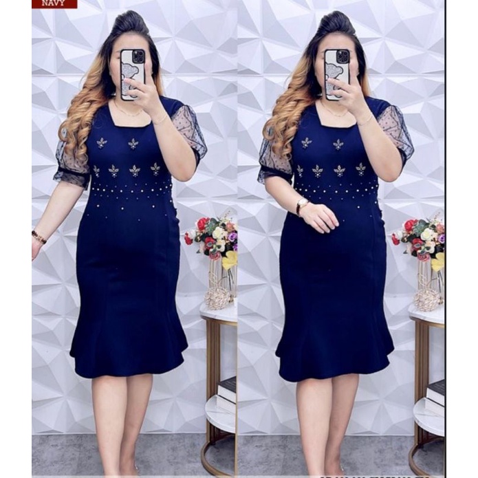 Dress jumbo scuba premium okky