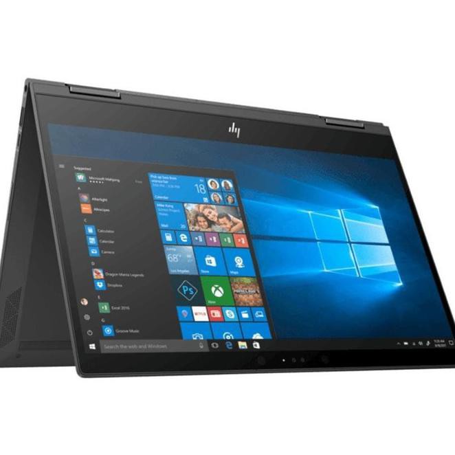 Laptop Desain HP Envy X360 15 Ryzen 7 5700U 12GB 1TB SSD FHD Vega 8 Windows 10 Home Black Terlaris
