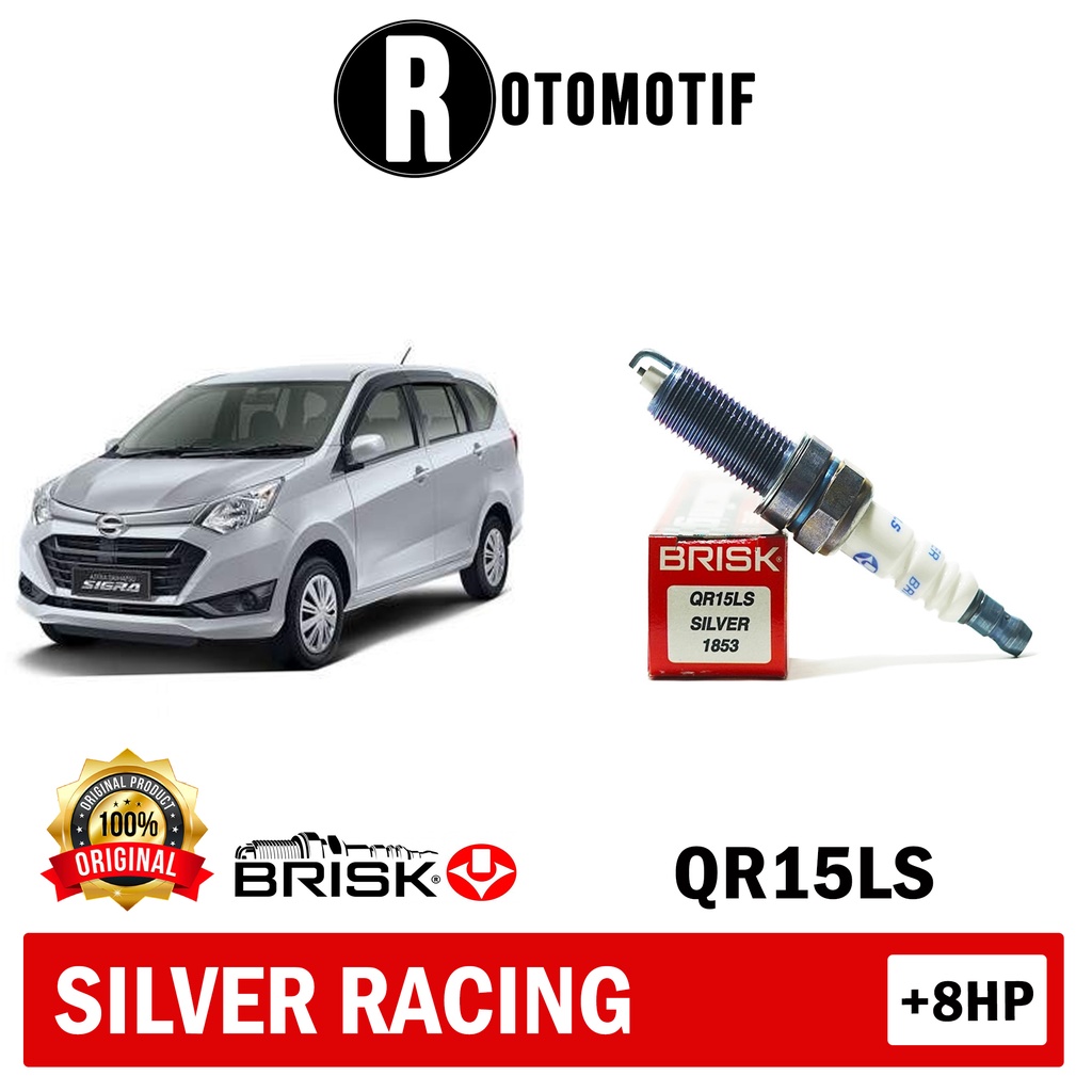 Busi Mobil Daihatsu Sigra 1.0 Brisk Silver Racing QR15LS