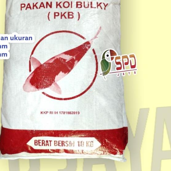 PAKAN IKAN KOI BULKY PKB 10 KG - pelet ikan koi - 5mm