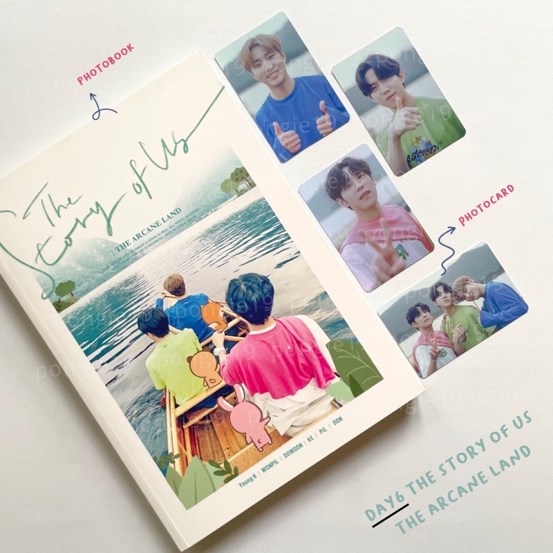 DAY6 THE STORY BOOK OF US THE ARCANE LAND / PHOTOBOOK / PHOTOCARD / YOUNGK / WONPIL / DOWOON