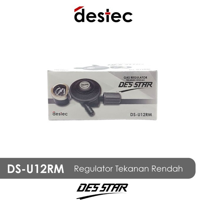 DesStar DS-U12RM Regulator Gas Tekanan Rendah Meteran Handle Putar