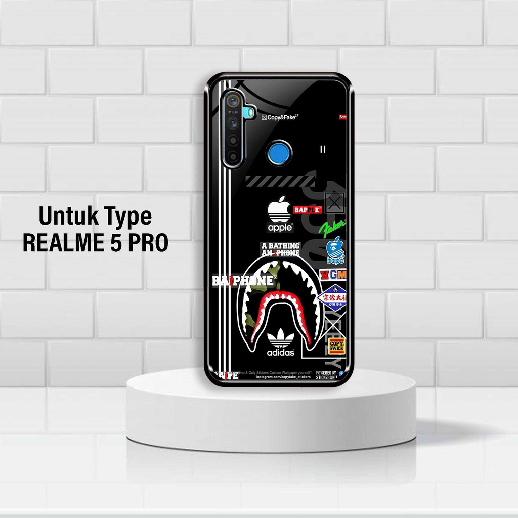 Case Realme 5 Pro - Hardcase Fullprint - Case Premium - Case Kilau - Untung Case 6 - Gambar Stickers - Casing Realme 5 Pro - Silikon Realme 5 Pro - Case Realme 5 Pro Terbaru - Fashion Case - Pelindung Back Phone -