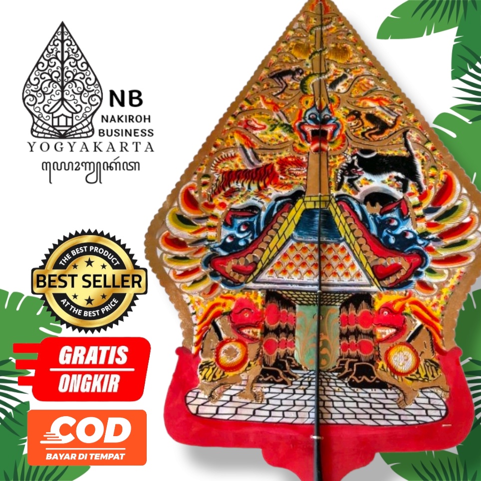 Wayang Kulit Asli GUNUNGAN KAYON [ Tinggi Wayang 60 cm ]