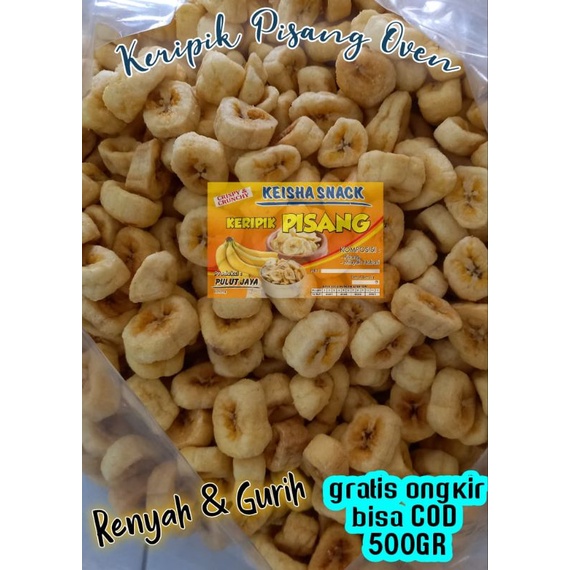 KERIPIK PISANG OVEN CRUNCHY 500GR