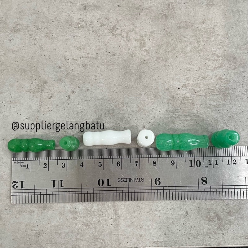Bahan Kepala Tasbih Batu Besar Kecil dan Pembatas Tasbih ecer DIY CRAFT