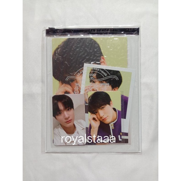 photopack season greeting nct dream 2022 jeno fullset ( photopack sg 22) photocard + postcard