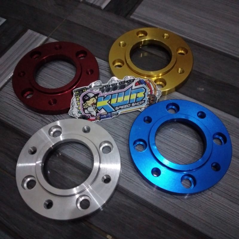 Adaptor tromol depan yamaha rx king adaptor disc piringan cakram tromol depan yamaha rx king plendes piringan disc spacer adaptor piringan cakram tromol depan rx king almunium cnc bahan tebal warna lengkap