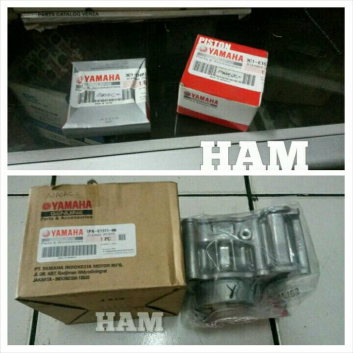 blok seher +piston +ring Vixion ori YGP