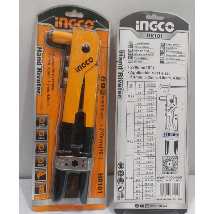 Tang Rivet/Hand Riveter INGCO HR101 MURAH BERKUALITAS