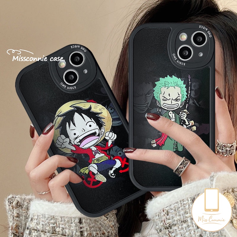 Casing Luffy Zoro Kartun Lucu Redmi 12C A1 9T 9C 10 9 10A 10C 9A Mi 12x11 Lite 11T F4 K40s Redmi Note11 10s 10 10Pro 8 11s Note 9 9Pro 9s 11Pro+8Pro Anime One Piece Sarung