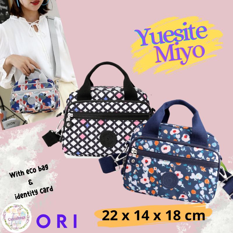 TAS YUESITE MIYO TENTENG SELEMPANG SLEMPANG WANITA IMPORT CYUTEBAGS