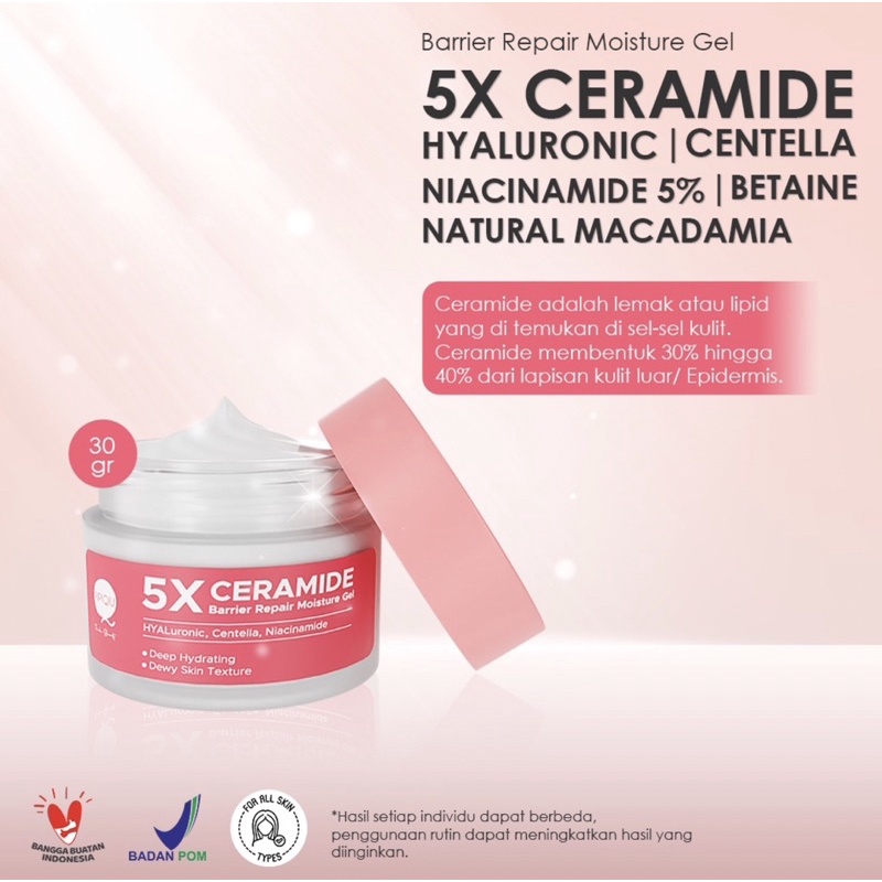 PIPIQIU 5X Ceramide Skin Barrier Repair Moisture Gel 30gr