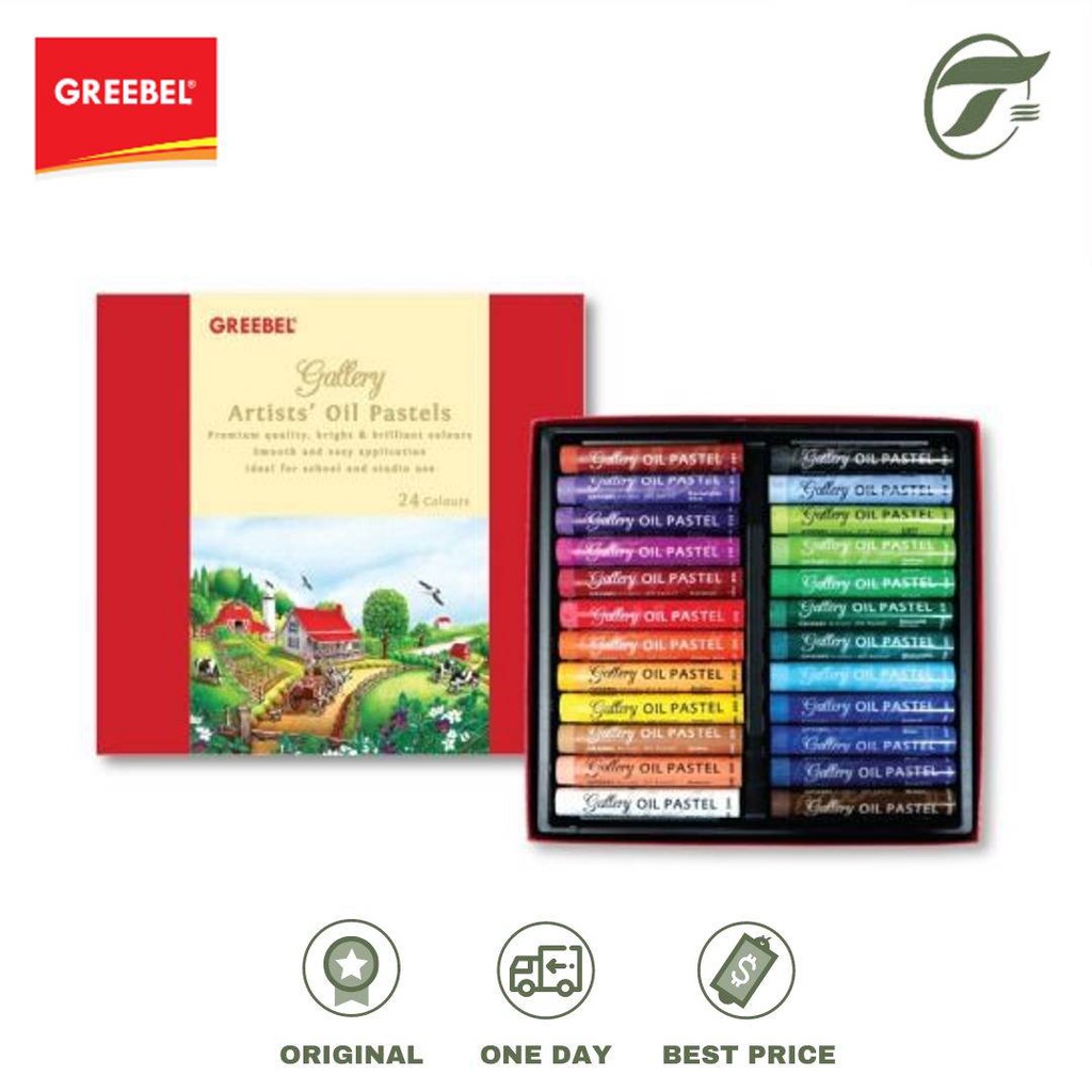 

OIL PASTEL ARTIST 24 COLORS GREEBEL