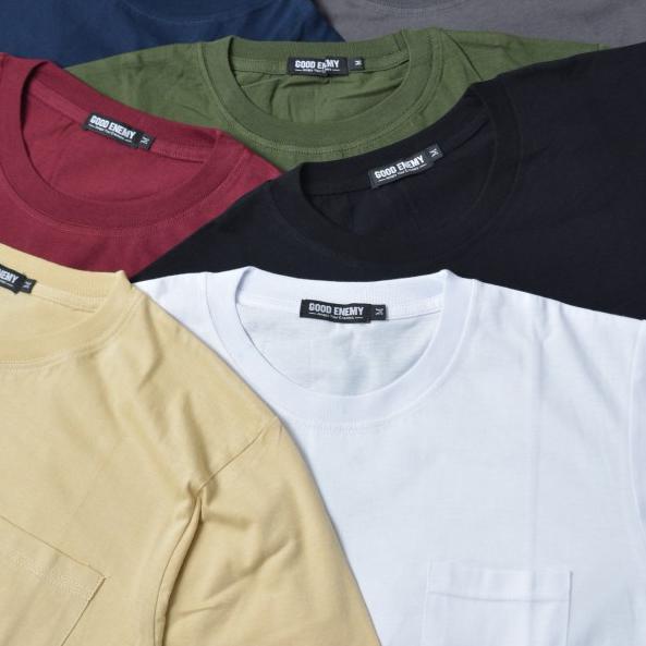 Good Enemy - Kaos Polos Pria Basic Longline Tshirt Original Distro - Hitam, M