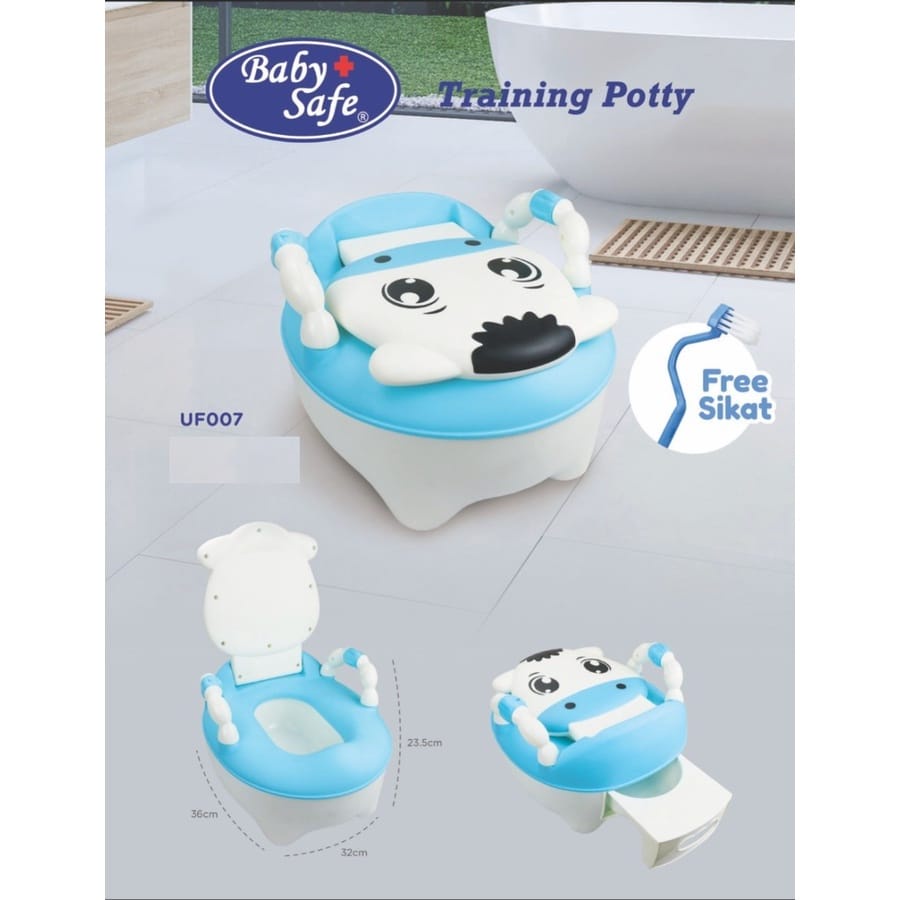 Baby Safe UF007 Training Potty Cow - Toilet Seat Anak Pispot